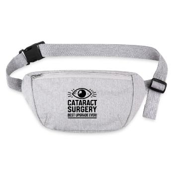 Cataract Surgery Vision Upgrade - Stanley/Stella recycled Hip Bag  - heather grey - Front