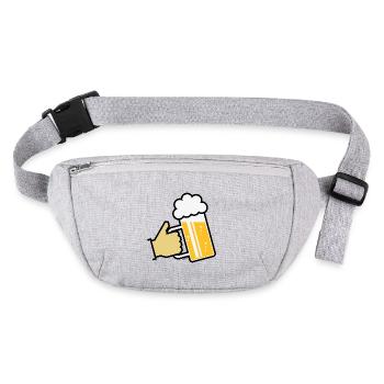 XBayerisches Original (L4) - Stanley/Stella recycled Hip Bag  - heather grey - Front