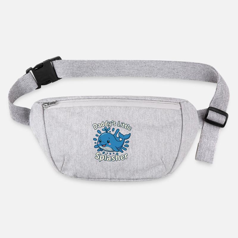 Papa petit éclaboussure mignon bébé baleine Sac banane recyclé Stanley/Stella