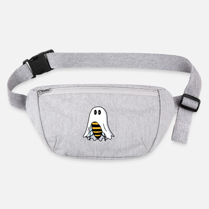 Funny Bee Disguised as Ghost Ghost Stanley/Stella recycled Hip Bag 