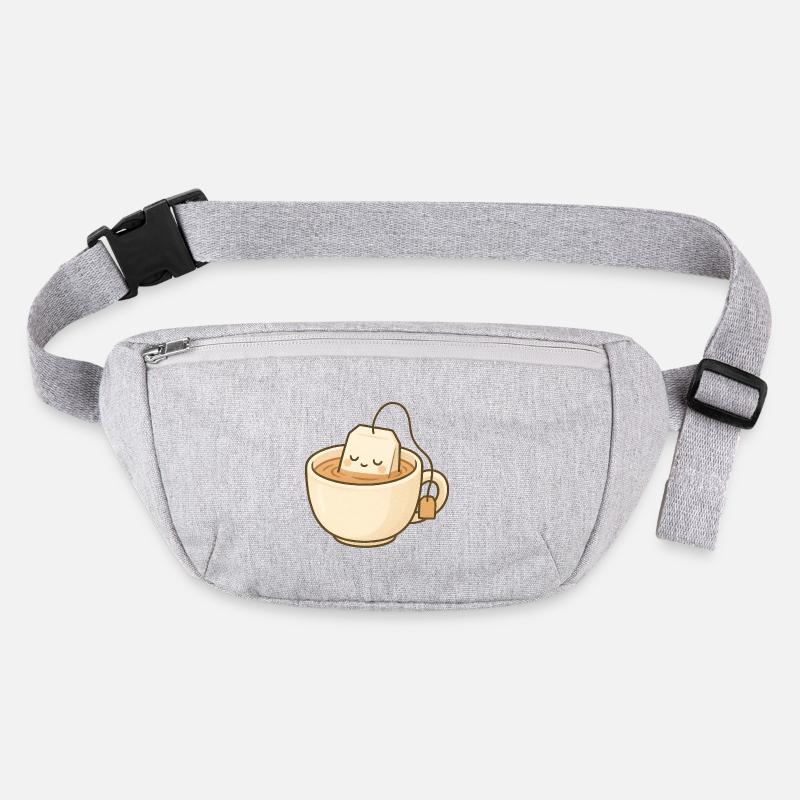 Kawaii Teebeutel in einer warmen Tasse Stanley/Stella recycelte Gürteltasche