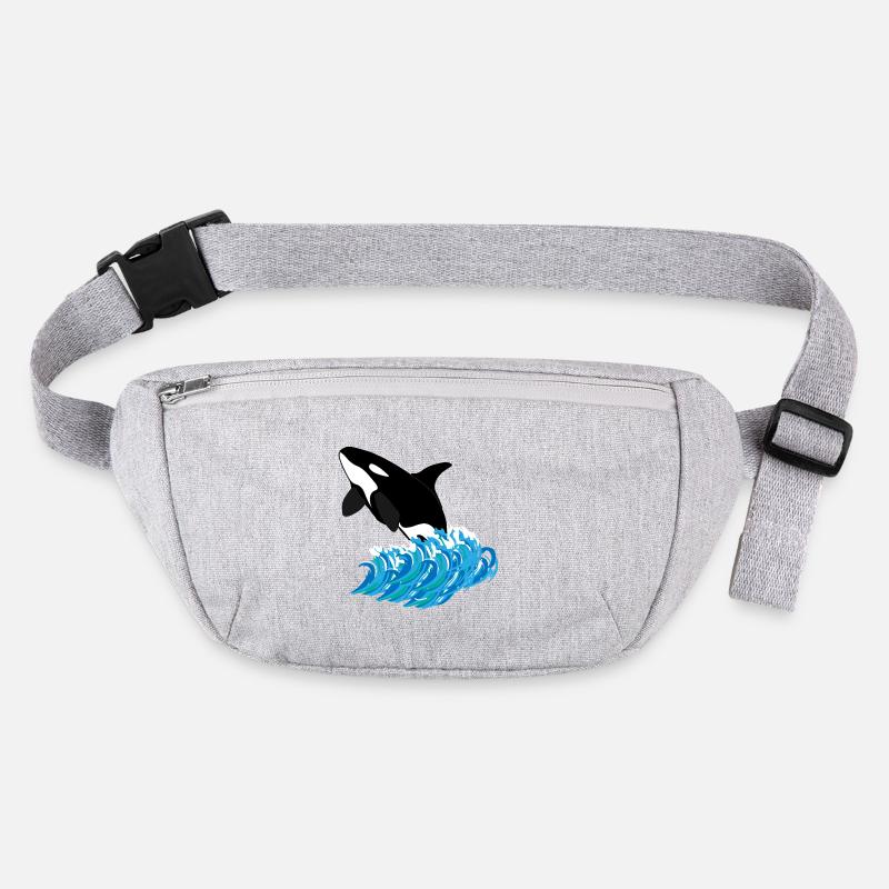 Orca-Druck Stanley/Stella recycelte Gürteltasche