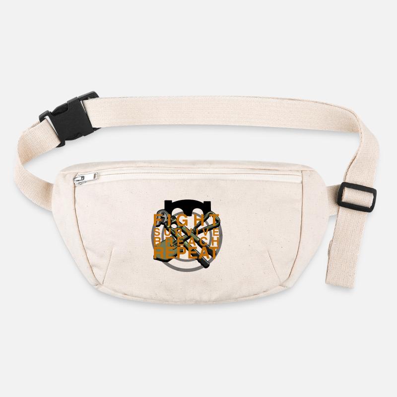 Fight Survival Break Repeat Stanley/Stella recycled Hip Bag 