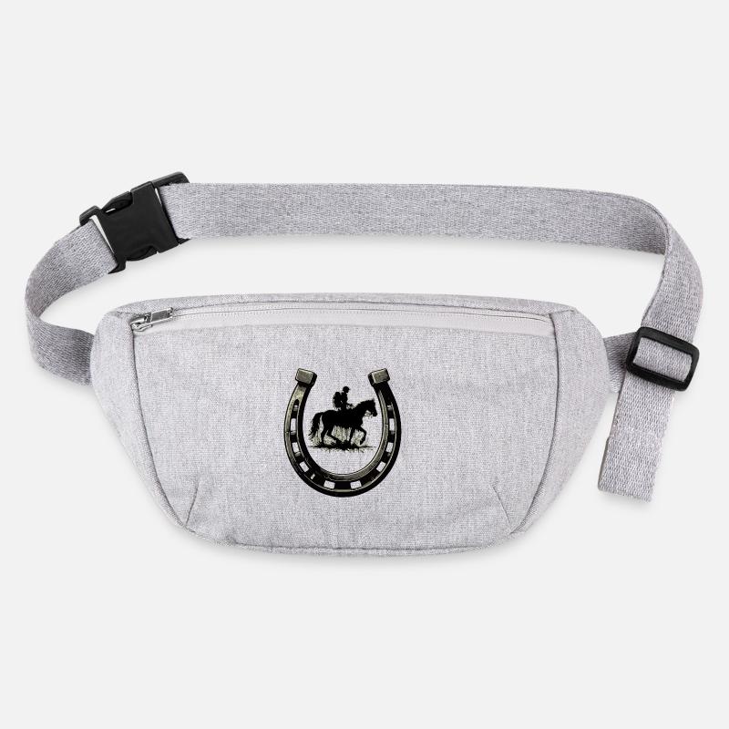 Wanderreiter - Stanley/Stella recycelte Gürteltasche - Grau meliert