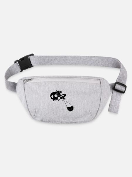 Deadly Potion - Stanley/Stella recycled Hip Bag  - heather grey - Front