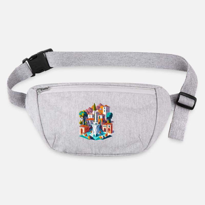Andalusischer Dorfplatz Stanley/Stella recycelte Gürteltasche