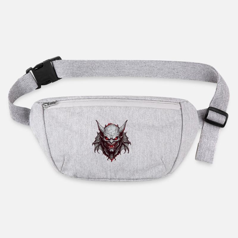 Evil demonic devil with red eyes Stanley/Stella recycled Hip Bag 