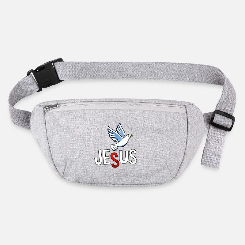 Lettrage de Colombe et JÉSUS Sac banane recyclé Stanley/Stella