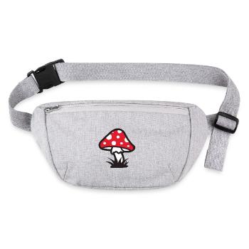 :: Champignon 2 :: muscimol :: - Sac banane recyclé Stanley/Stella - gris chiné - Devant