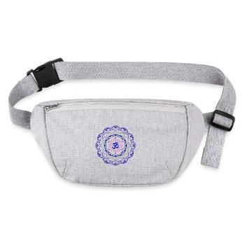 Mandala Universe Vibrant Circular - Stanley/Stella recycled Hip Bag  - heather grey - Front
