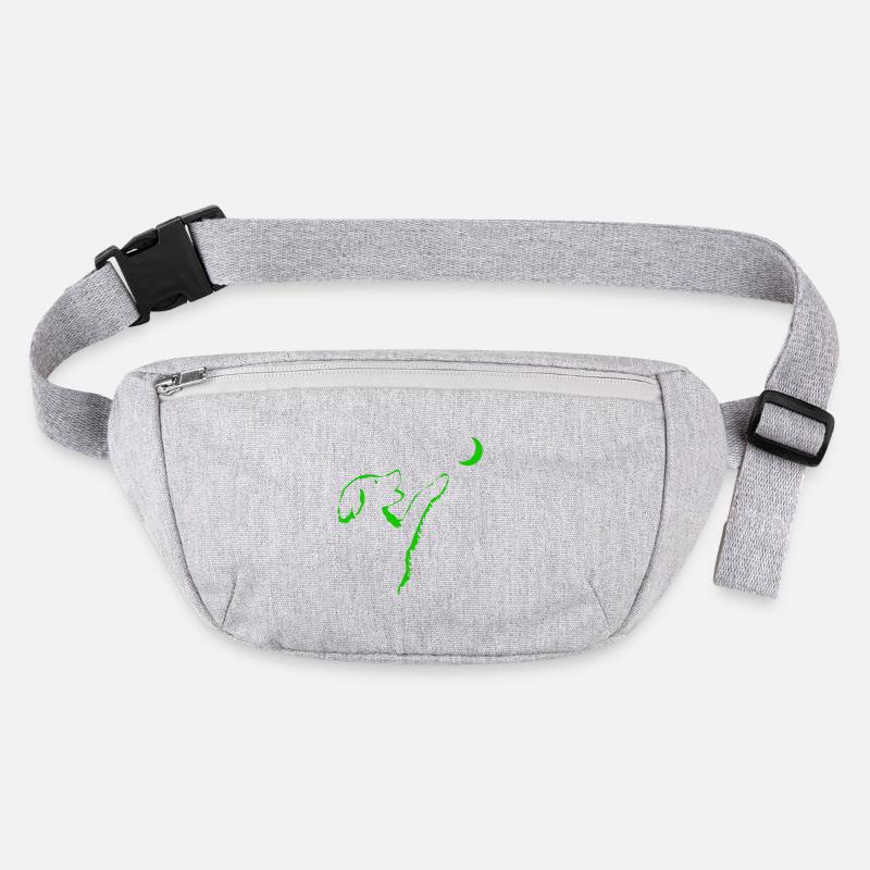 Chien regarde la lune Sac banane recyclé Stanley/Stella