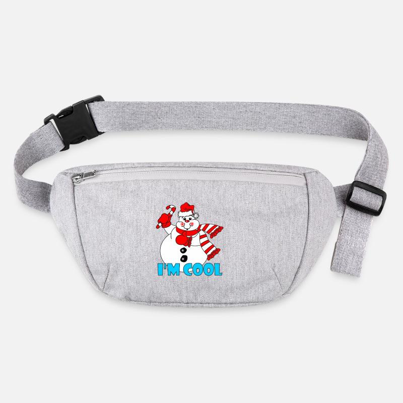 Snowmen I'm cool as ice Stanley/Stella recycled Hip Bag 