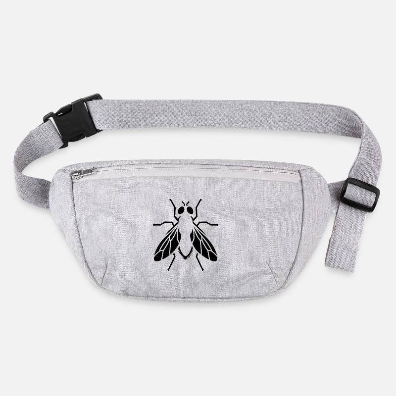 Fliege Insekt Silhouette Minimalistisch Einfach Stanley/Stella recycelte Gürteltasche