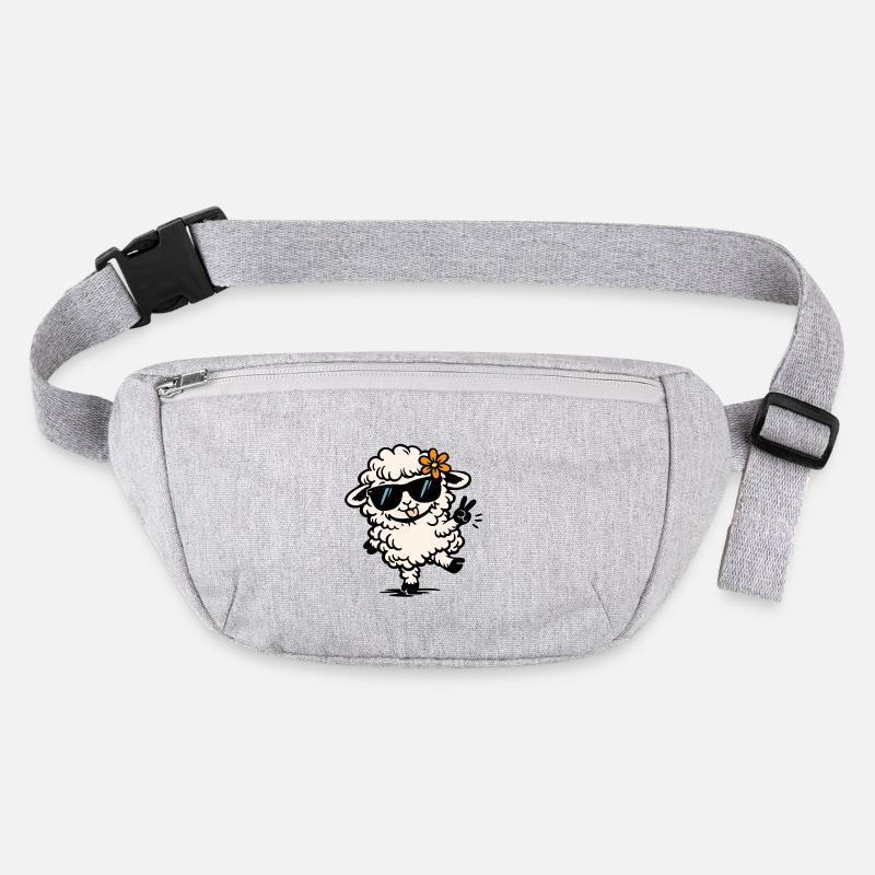 Dancing Sheep – Funny Illustration with Style Stanley/Stella recycled Hip Bag 