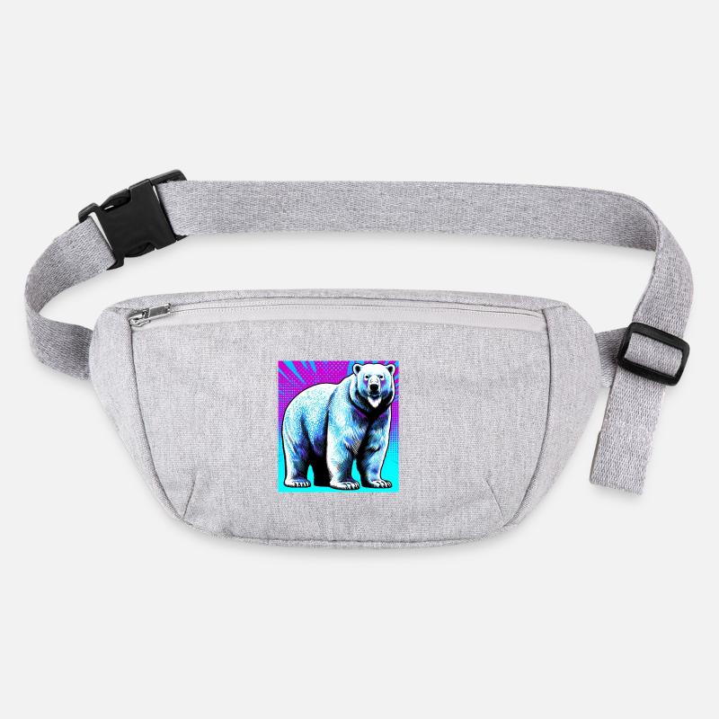 Eisbär Stanley/Stella recycelte Gürteltasche