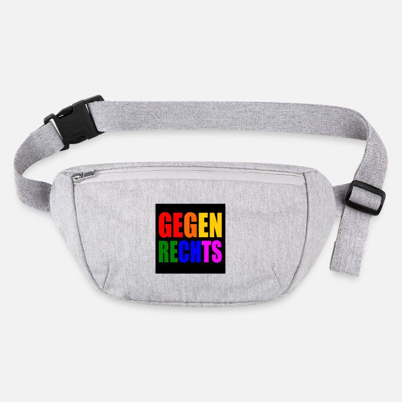 Gegen rechts Stanley/Stella recycelte Gürteltasche