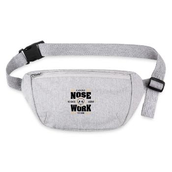 TRAVAIL DU NEZ Recherche d’équipe Nez de chien Chiens de travail Chien - Sac banane recyclé Stanley/Stella - gris chiné - Devant