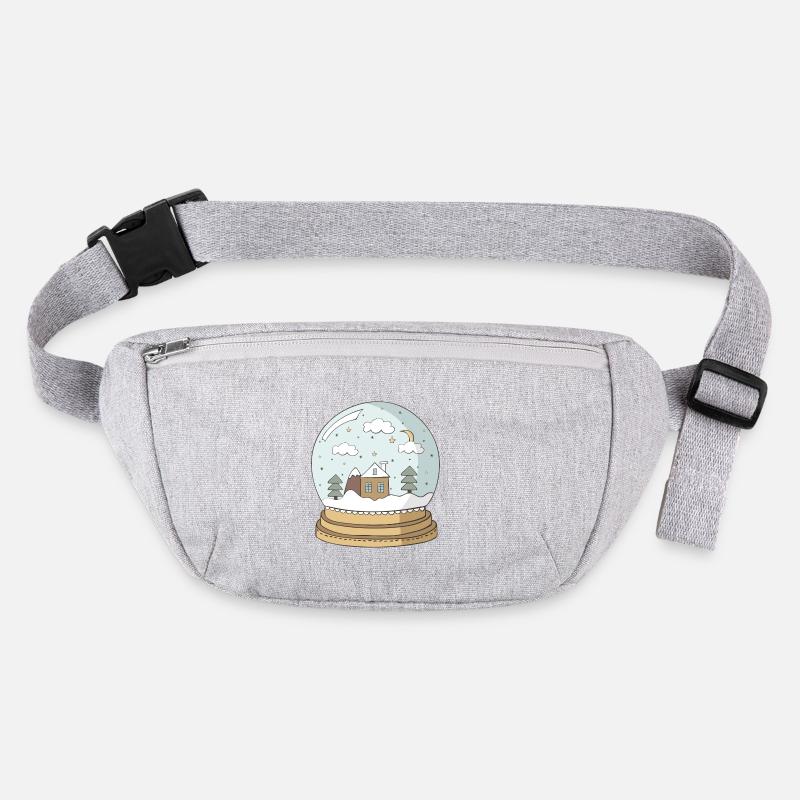 snow globe Stanley/Stella recycled Hip Bag 
