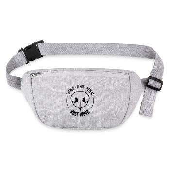 NEZ TRAVAIL Recherche Chien Nez Chiens de travail Chien - Sac banane recyclé Stanley/Stella - gris chiné - Devant