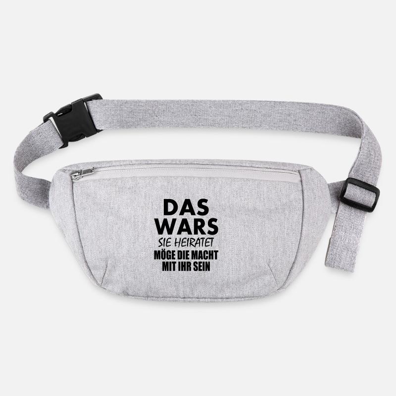 Das wars sie heiratet Stanley/Stella recycelte Gürteltasche