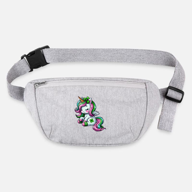 Conception de célébration de la licorne de la Saint-Patrick Sac banane recyclé Stanley/Stella