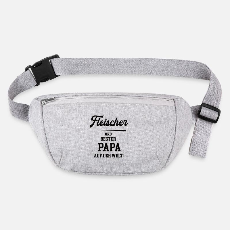 Bester Papa Fleischer Fleischerei Schlachter Vater Stanley/Stella recycelte Gürteltasche