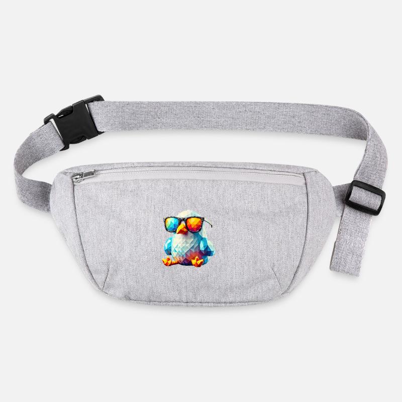 mouette cool lunettes de soleil - Sac banane recyclé Stanley/Stella - gris chiné