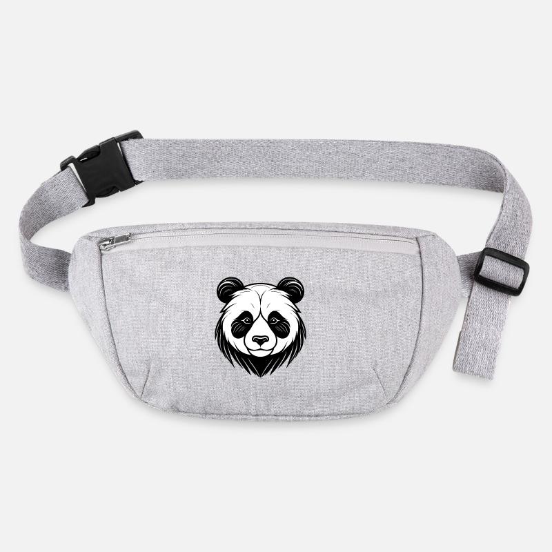 Panda Face Art Design Stanley/Stella recycled Hip Bag 