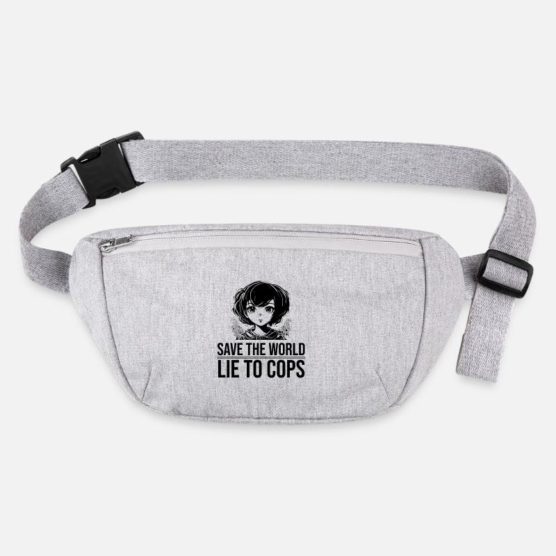 save the world lie to cops Stanley/Stella recycelte Gürteltasche