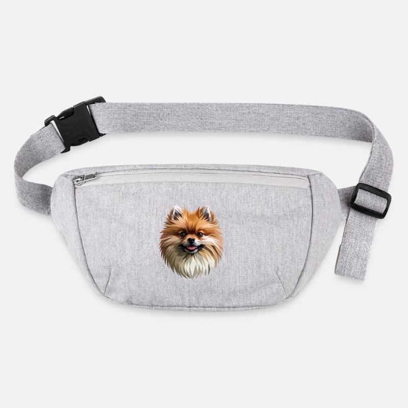 Pomeranian Pomeranian Pom Sweet German Spitz Stanley/Stella recycled Hip Bag 