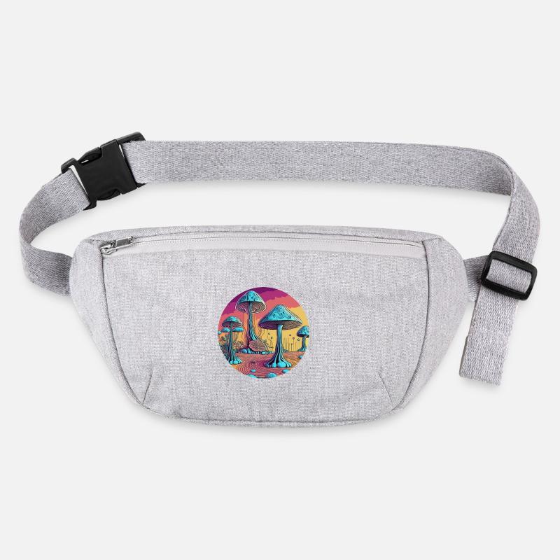 Psychedelic Mushroom Tree Valley Stanley/Stella recycled Hip Bag 