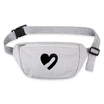 CatLove b - Stanley/Stella recycelte Gürteltasche - Grau meliert - Vorne