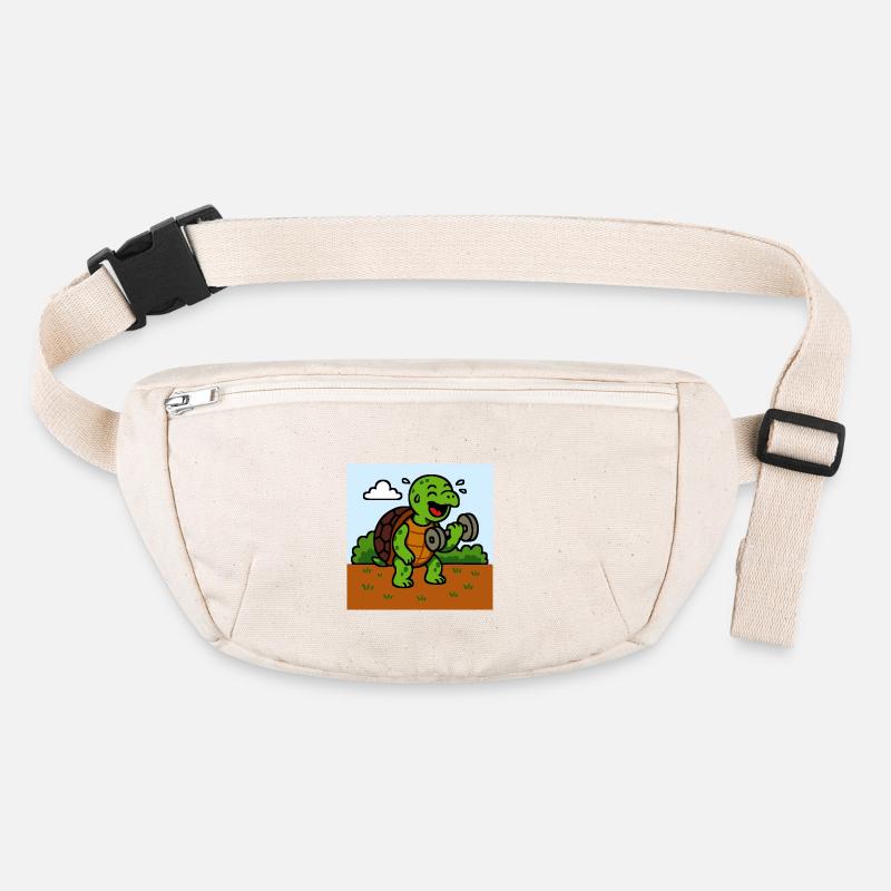 Funny Turtle Comic Stanley/Stella recycled Hip Bag 