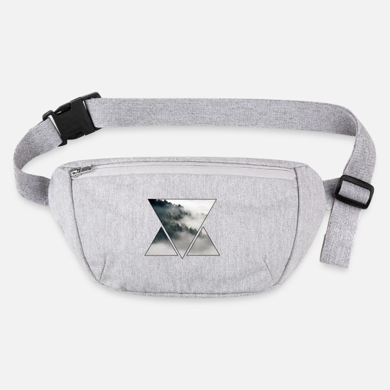 Triangle Brouillard et Forêt Sac banane recyclé Stanley/Stella