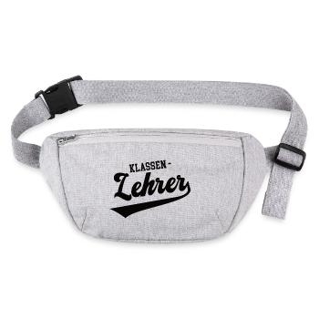 Klassenlehrer Lehrer der Schulklasse Schule Klasse - Stanley/Stella recycelte Gürteltasche - Grau meliert - Vorne