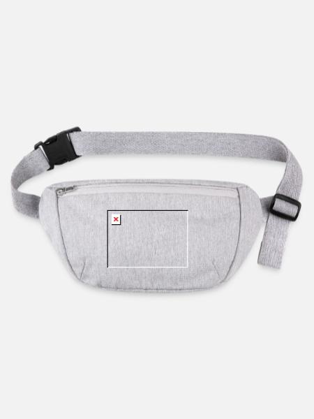 Missing Image – File Not Found Landscape - Stanley/Stella recycled Hip Bag  - heather grey - Front