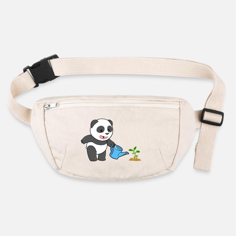 Panda Panda Bear Gardener Watering Can Stanley/Stella recycled Hip Bag 