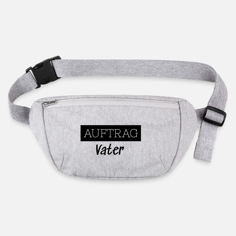 Auftrag Vater Familie Lustig Geschenk Stanley/Stella recycelte Gürteltasche