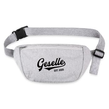 Geselle 2025 Gesellenprüfung bestanden Ausbildung - Stanley/Stella recycelte Gürteltasche - Grau meliert - Vorne