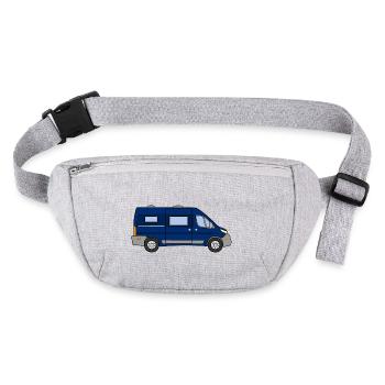 Camper VAN / Van BLUE - Stanley/Stella recycled Hip Bag  - heather grey - Front