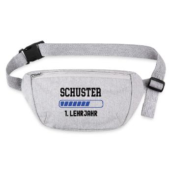 Ausbildung Schuster 1. Lehrjahr Schusterausbildung - Stanley/Stella recycelte Gürteltasche - Grau meliert - Vorne