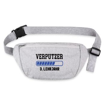 Ausbildung Verputzer 3. Lehrjahr Verputzerlehre - Stanley/Stella recycelte Gürteltasche - Grau meliert - Vorne