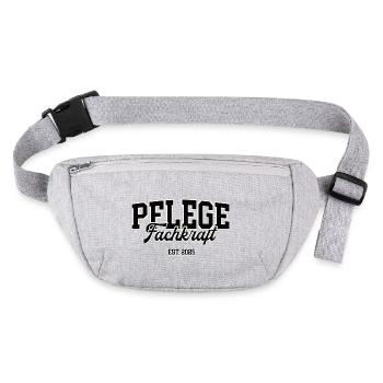 Pflege Fachkraft 2025 Pfleger Ausbildung PFK Beruf - Stanley/Stella recycelte Gürteltasche - Grau meliert - Vorne