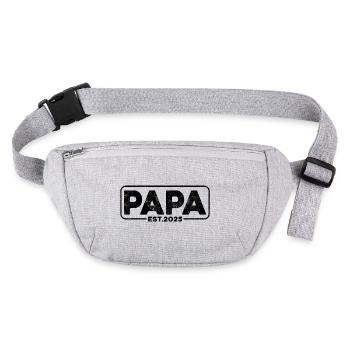 Papa 2025 - Sac banane recyclé Stanley/Stella - gris chiné - Devant