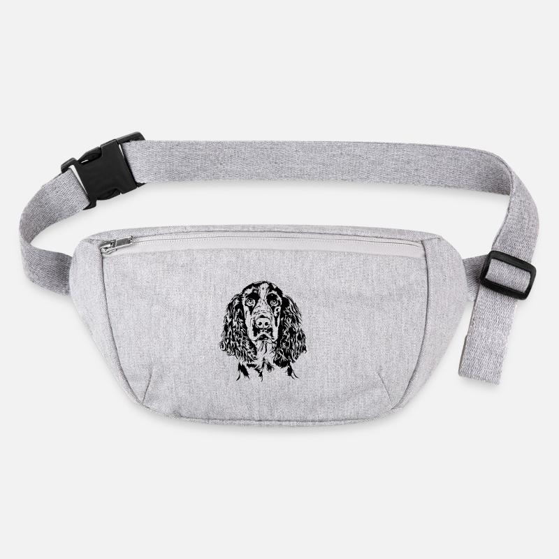 ENGLISH SPRINGER SPANIEL Portrait Wilsigns Hunde Stanley/Stella recycelte Gürteltasche