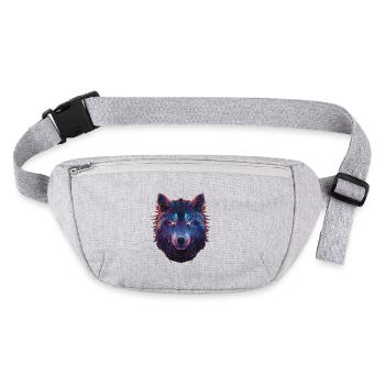 Loup sauvage - Sac banane recyclé Stanley/Stella - gris chiné - Devant