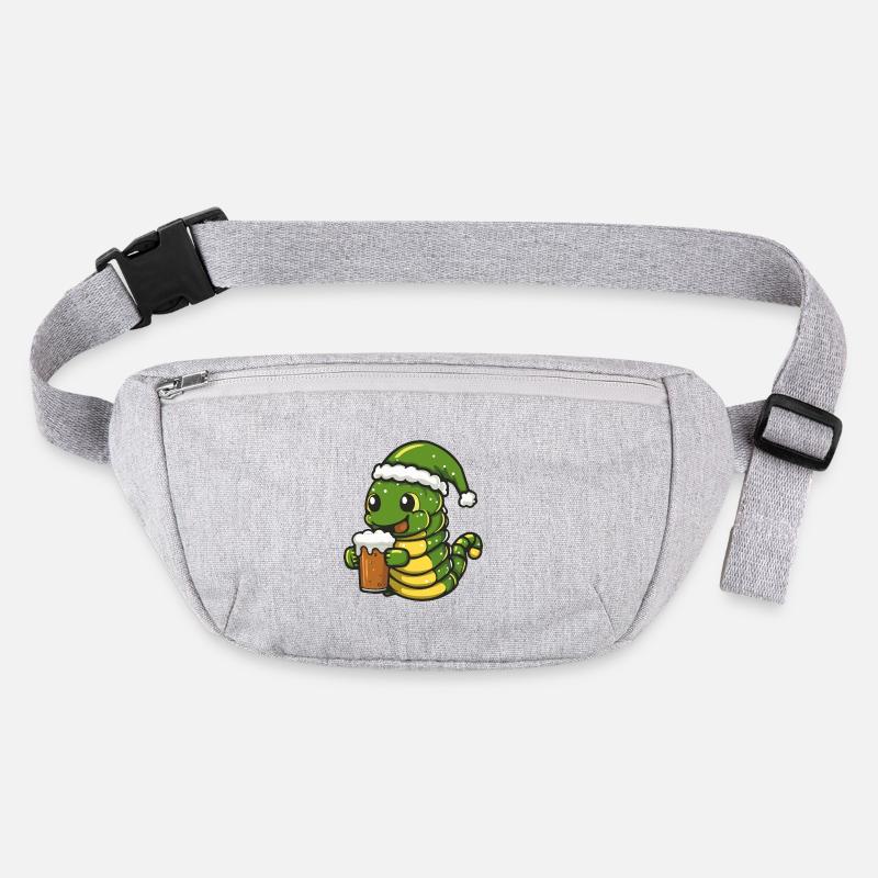 Wurm Weihnachten Bier Stanley/Stella recycelte Gürteltasche
