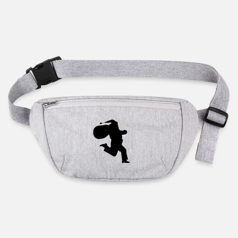Santa Claus is running Stanley/Stella recycled Hip Bag 
