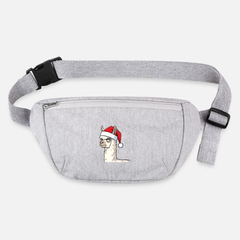 Festliches Grumpy Lama Weihnachtsmotiv Sac banane recyclé Stanley/Stella