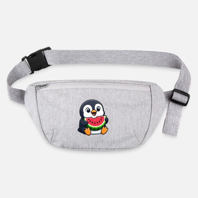 Dessin animé drôle de Pingouin avec Melon Fruit d’Été Sac banane recyclé Stanley/Stella